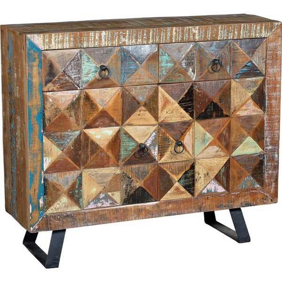 mutoni Madia Milena in legno riciclato multicolor 100  