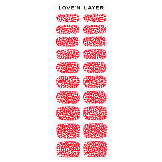 Lovenlayer  Autocollants pour ongles Leo Lady Red 