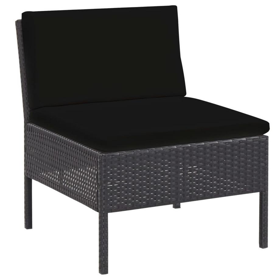 VidaXL set da giardino Polirattan  