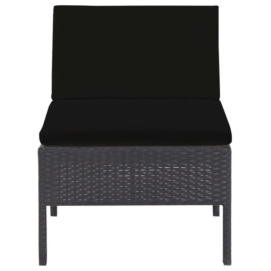 VidaXL set da giardino Polirattan  