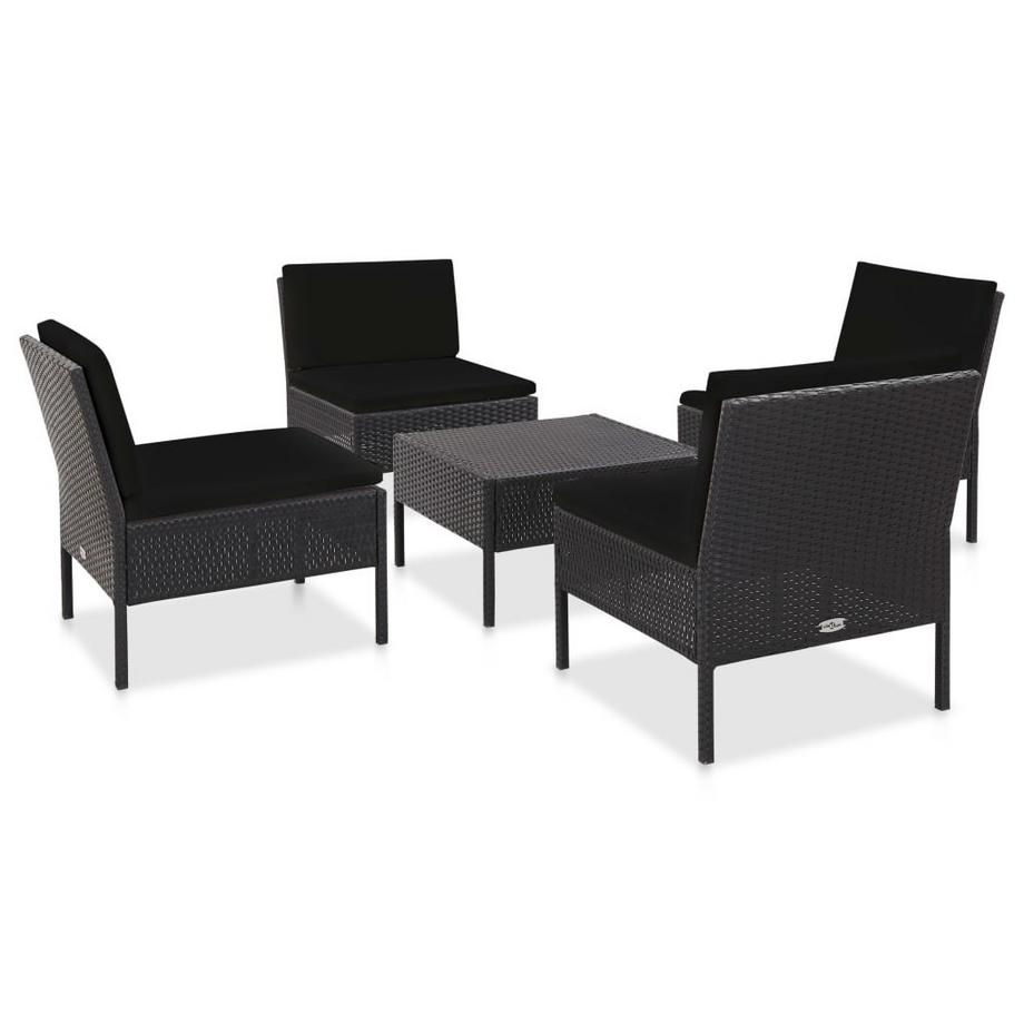 set da giardino Polirattan