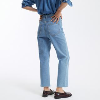 La Redoute Collections Gerade High-Waist 7/8 Länge Jeans  