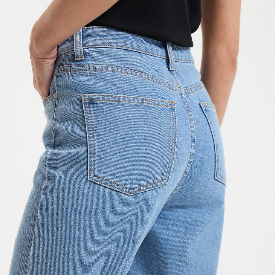 La Redoute Collections Jean Droit Taille Haute Longueur 7/8  