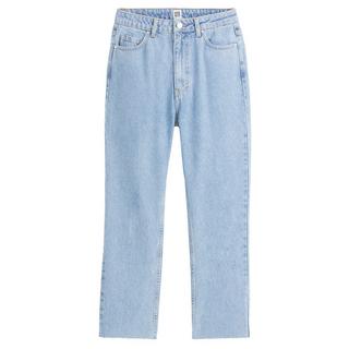 La Redoute Collections  Gerade High-Waist-Jeans in 7/8-Länge 