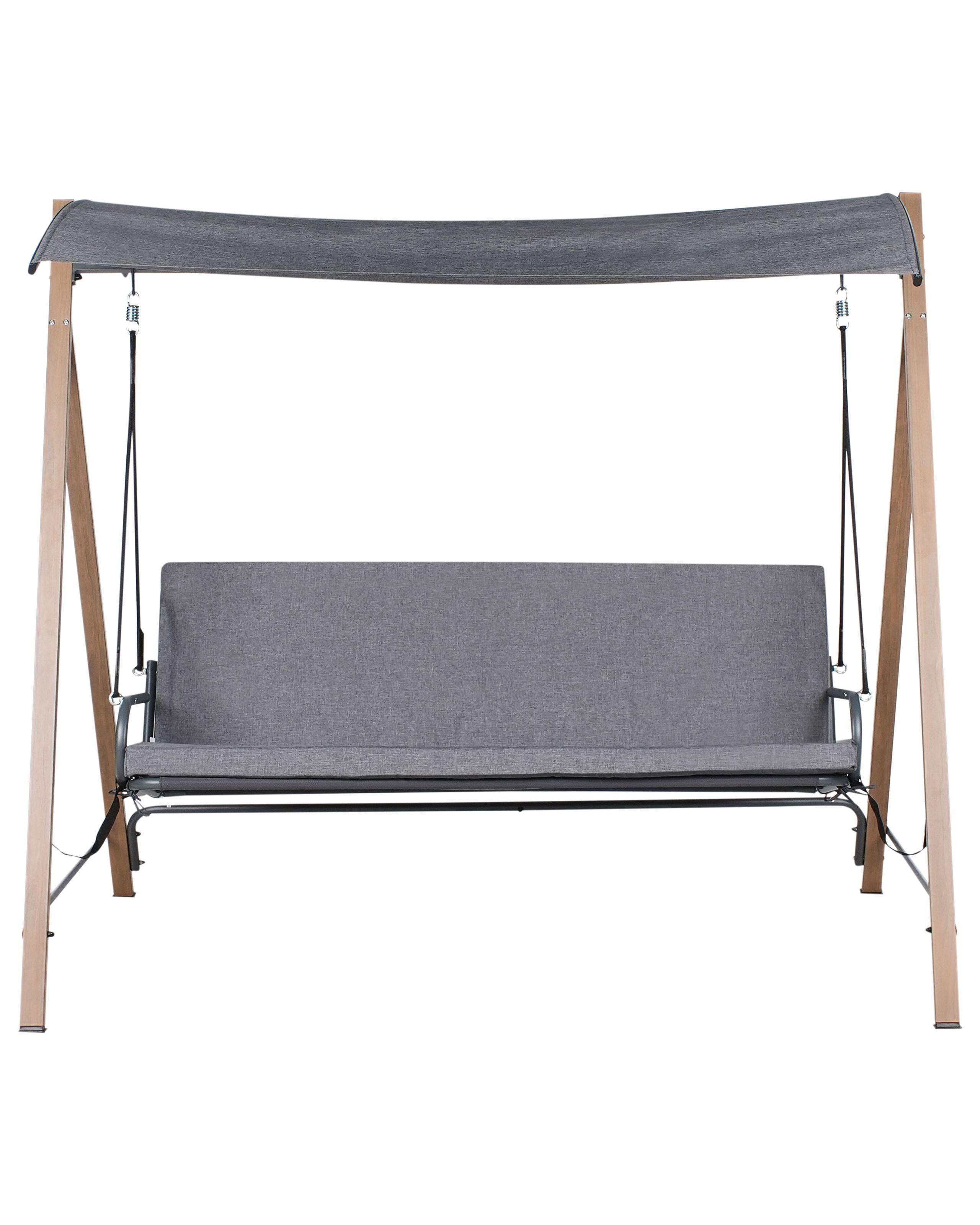 Beliani Hollywoodschaukel aus Stahl Klassisch BONAGIA  