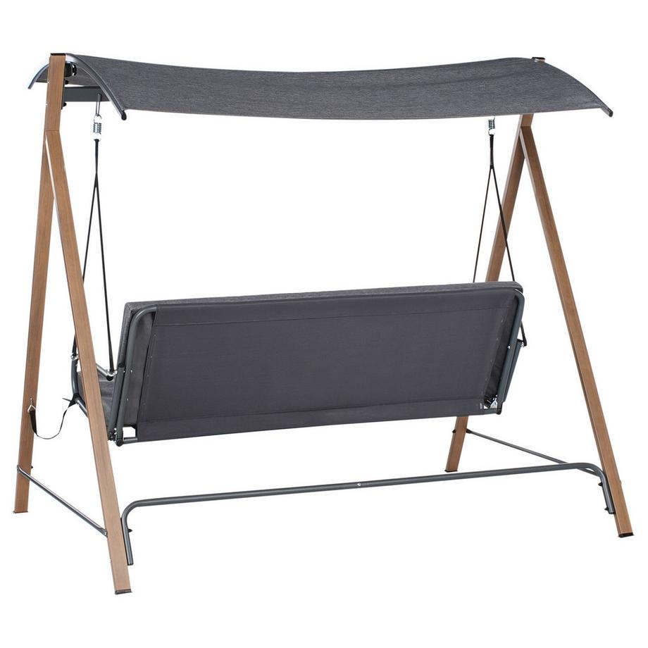 Beliani Hollywoodschaukel aus Stahl  BONAGIA  