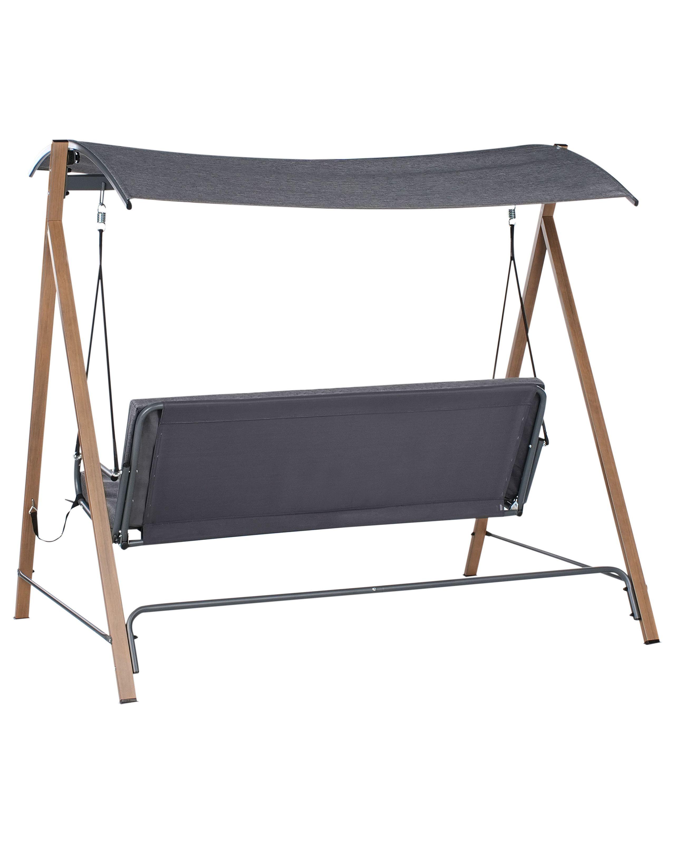 Beliani Hollywoodschaukel aus Stahl Klassisch BONAGIA  