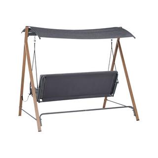 Beliani Hollywoodschaukel aus Stahl Klassisch BONAGIA  