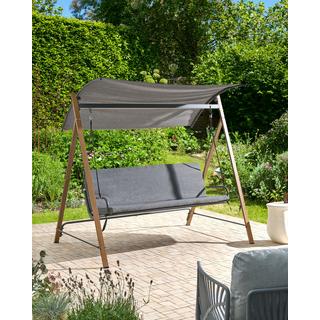 Beliani Hollywoodschaukel aus Stahl Klassisch BONAGIA  