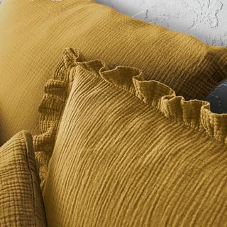 La Redoute Intérieurs Housse de couette unie en gaze de coton  