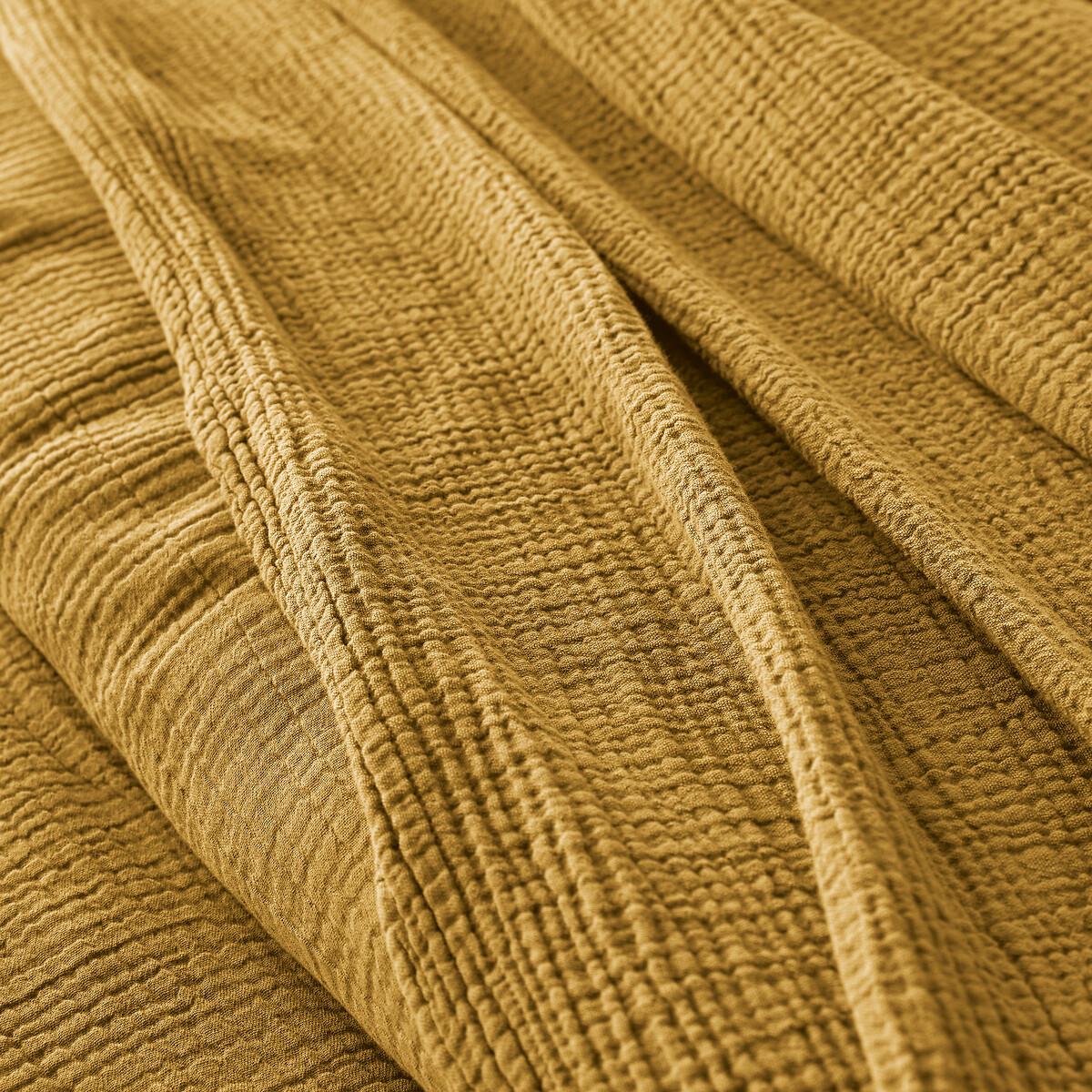 La Redoute Intérieurs Housse de couette unie en gaze de coton  