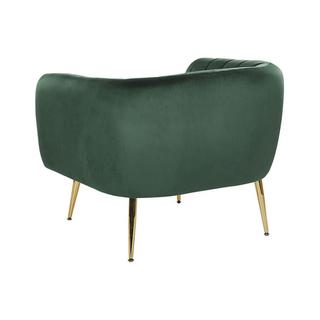 Beliani Fauteuil en Velours Moderne LACONIA  