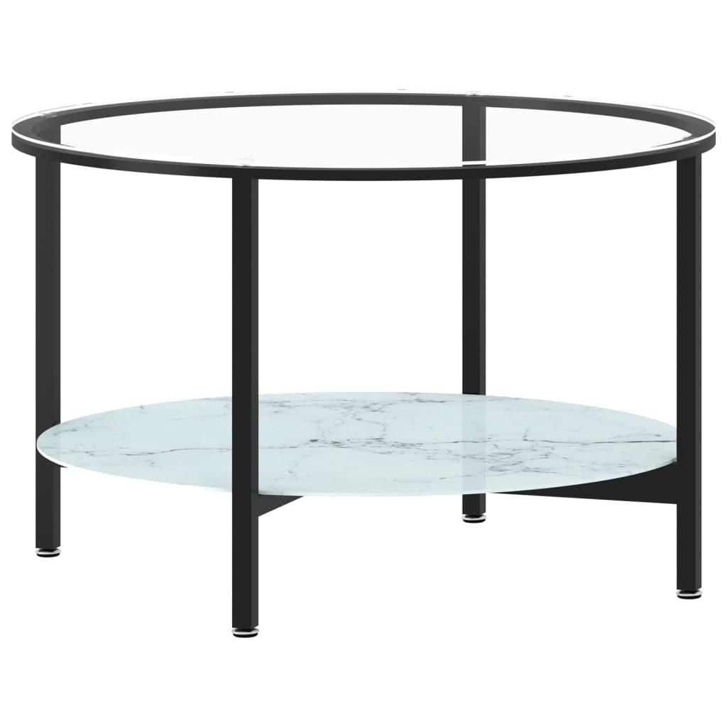 VidaXL Table à thé verre  