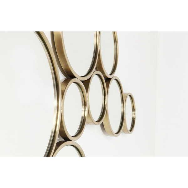 KARE Design Specchio Bubbles ottone 93x138cm  