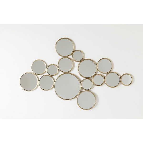 KARE Design Specchio Bubbles ottone 93x138cm  