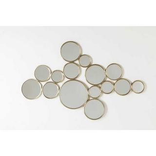 KARE Design Specchio Bubbles ottone 93x138cm  