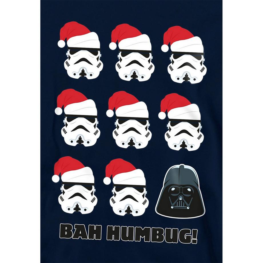 STAR WARS  Bah Humbug Felpa Con Cappuccio Natale Darth Vader & Stormtrooper 