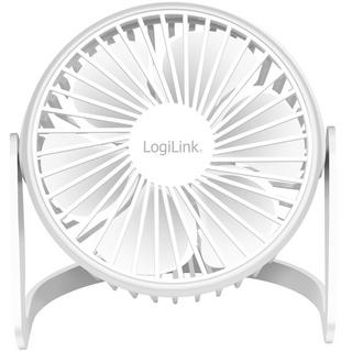 LogiLink Ventilateur USB Ø12,7 cm Blanc  