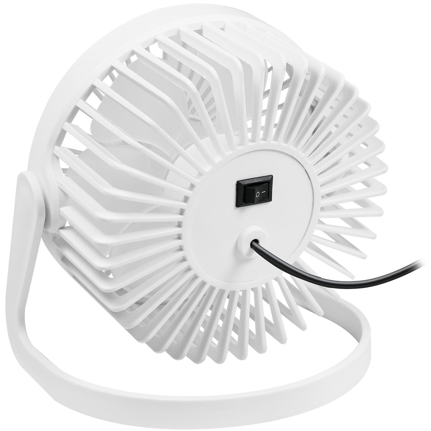 LogiLink Ventilateur USB Ø12,7 cm Blanc  