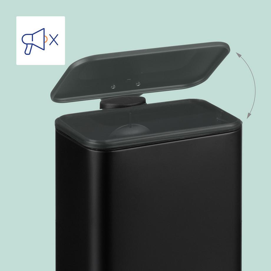 Northix Poubelle de salle de bain 5 l Softclose  