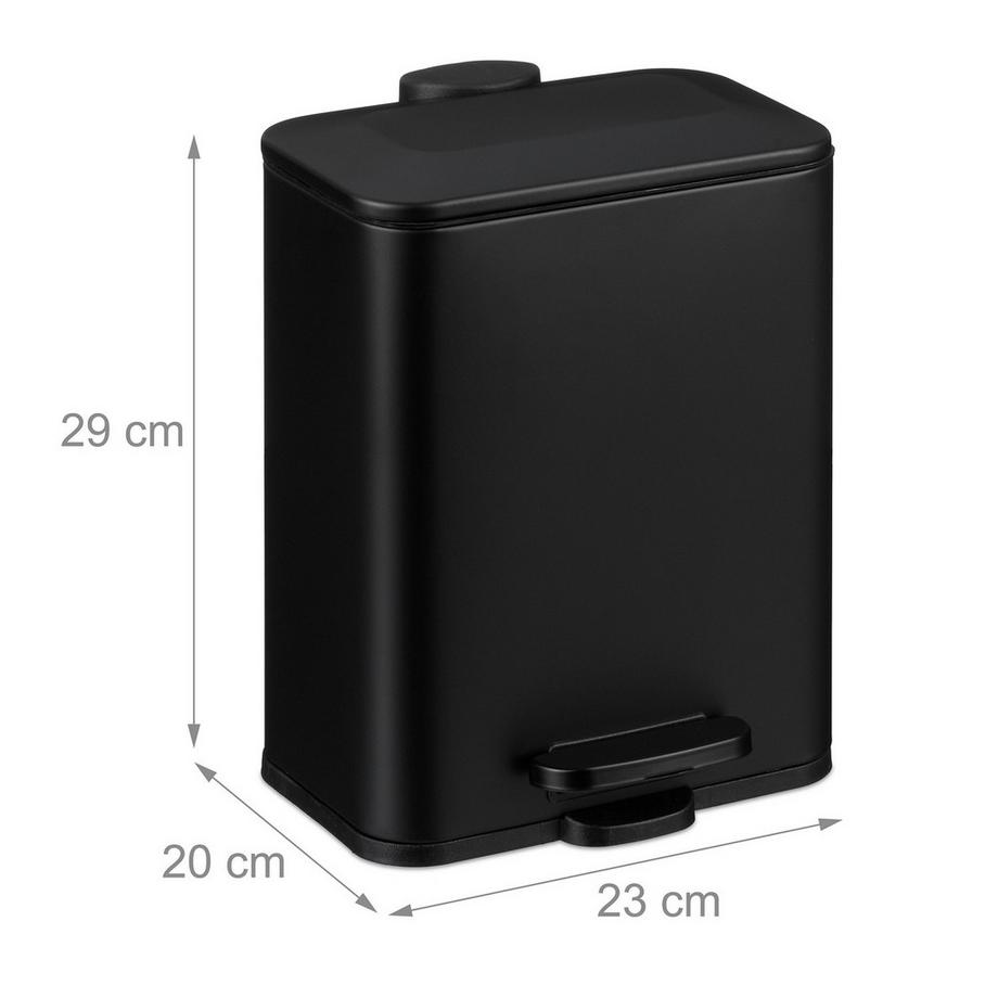 Northix Poubelle de salle de bain 5 l Softclose  