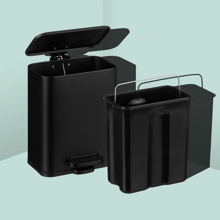 Northix Poubelle de salle de bain 5 l Softclose  