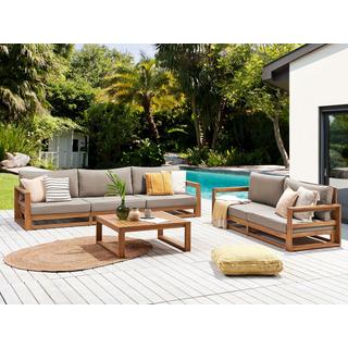 Beliani Lounge Set mit Tisch aus FSC® zertifiziertes Akazienholz Modern TIMOR  