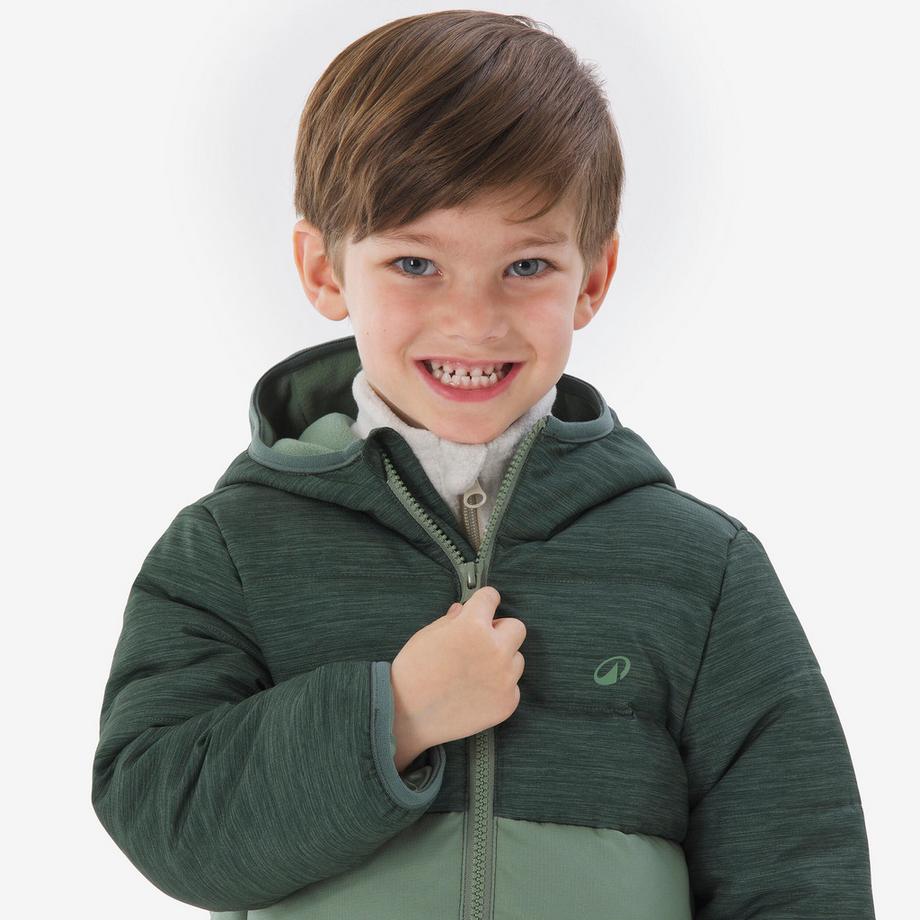 QUECHUA Giacca imbottita bambino calda trekking  