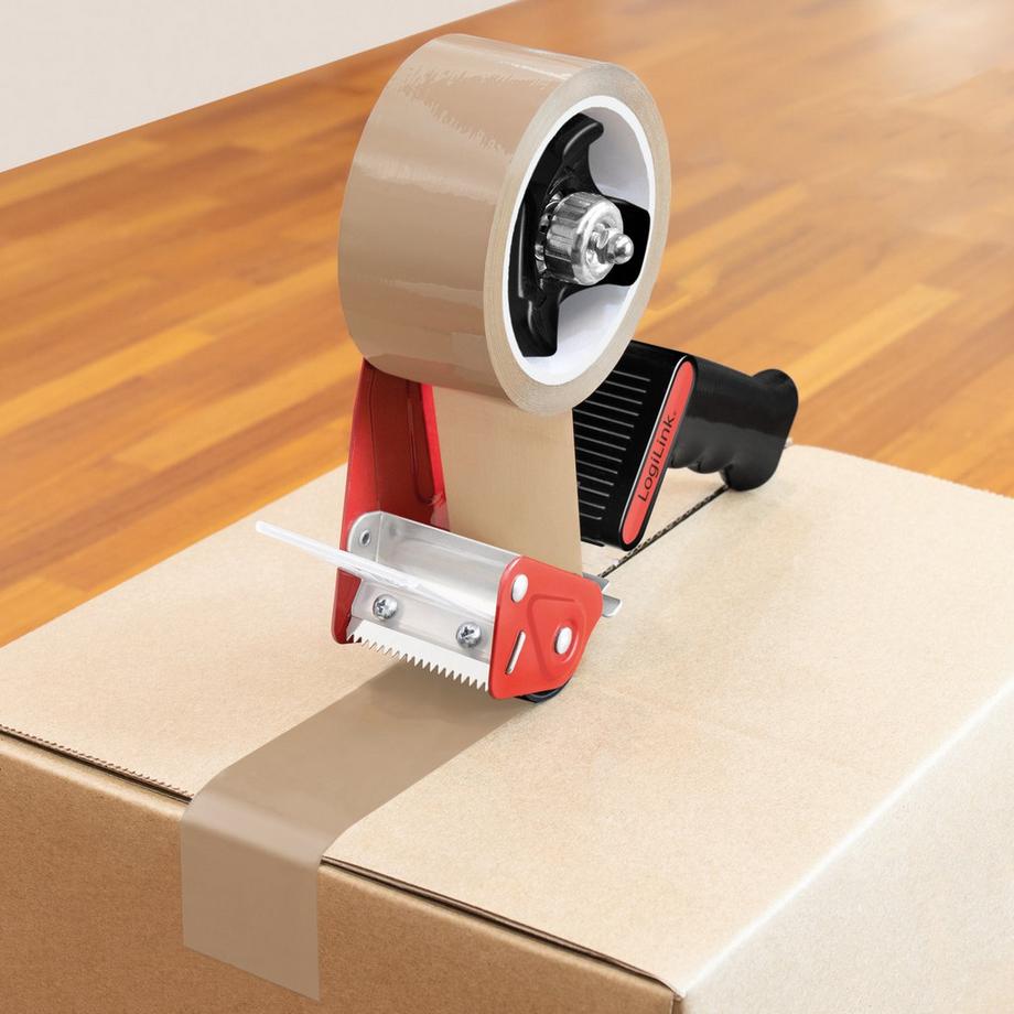 LogiLink  Paketband Quiet 48 mm x 66 m Transparent 6er-Pack 