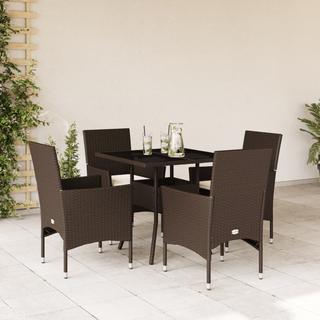 VidaXL set da pranzo da giardino Polirattan  