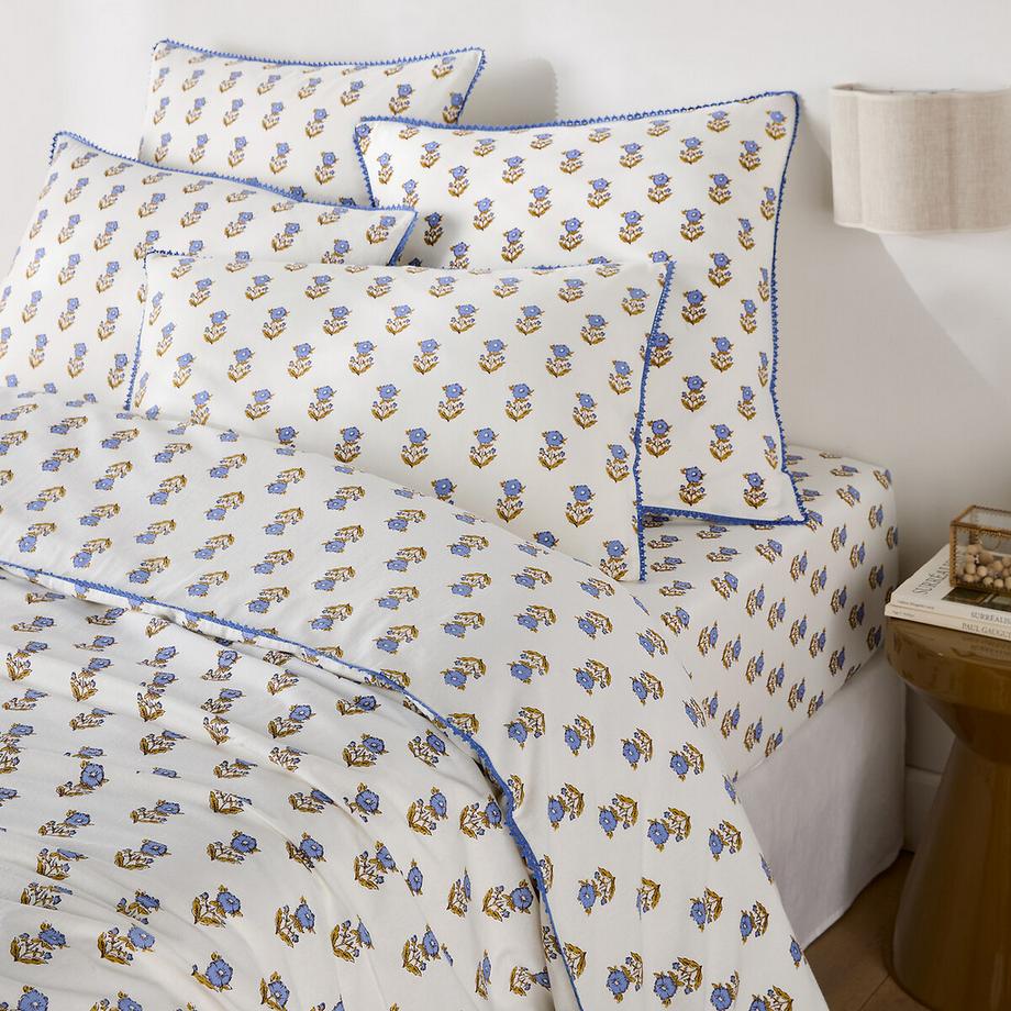 Housse de couette en coton lavé