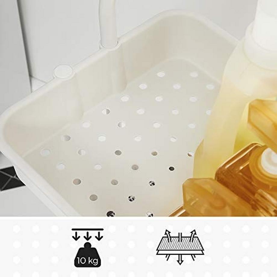 Pricenet  Chariot mobile polyvalent avec roues et poignée verrouillables 