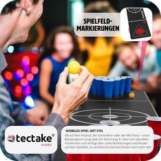 Tectake  Bierpongtisch Brews & Throws 