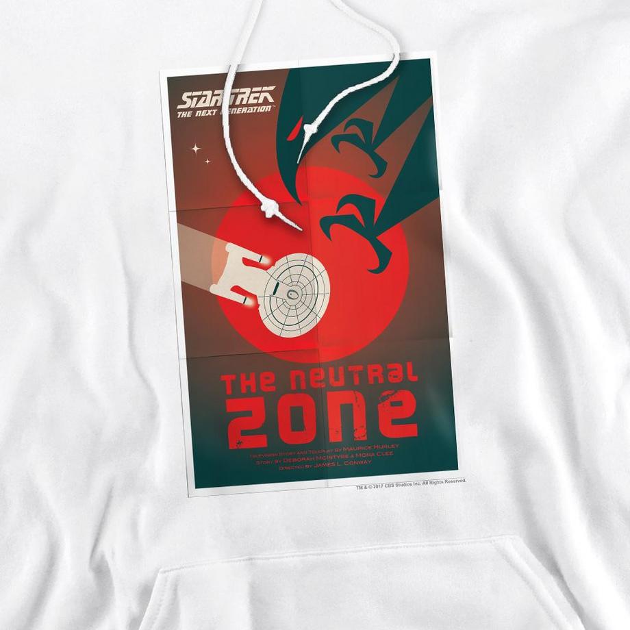 Star Trek The Next Generation Season 1 Episode 26 Felpa con cappuccio  