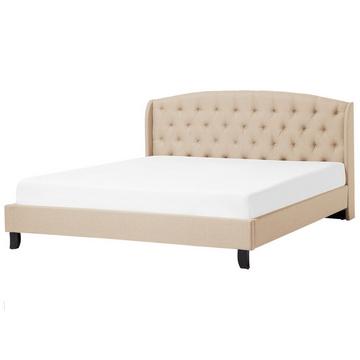 Bett mit Lattenrost aus Polyester Glamourös BORDEAUX