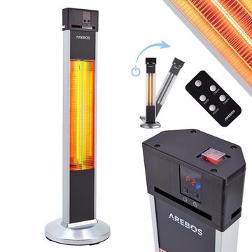 Riscaldatore radiante a infrarossi 2000 W | Riscaldatore da terrazza| Low-Glare-Tech