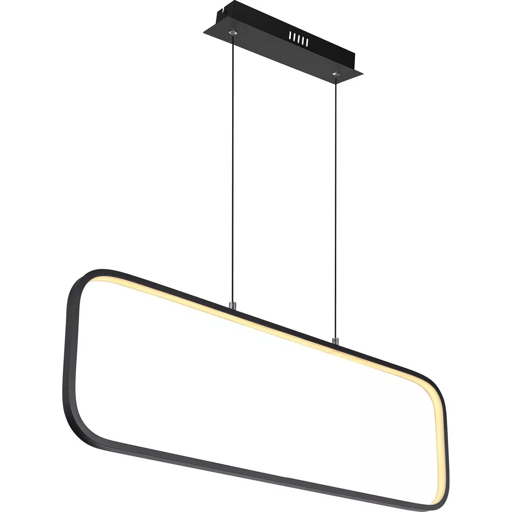 mutoni – Hängeleuchte Silla Metall matt LED, One Size, Schwarz