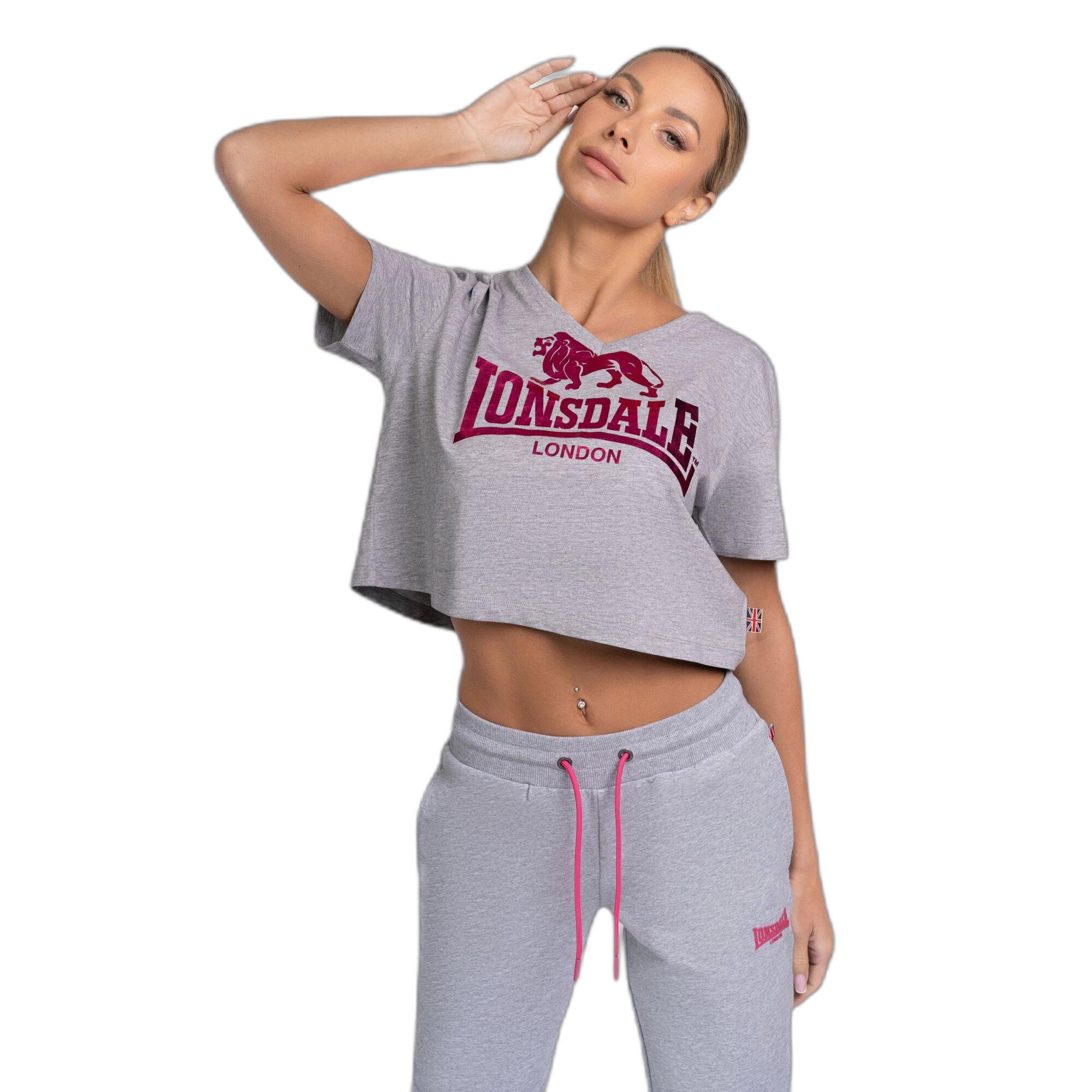 LONSDALE  t-shirt crop oversized onsdae hedde 