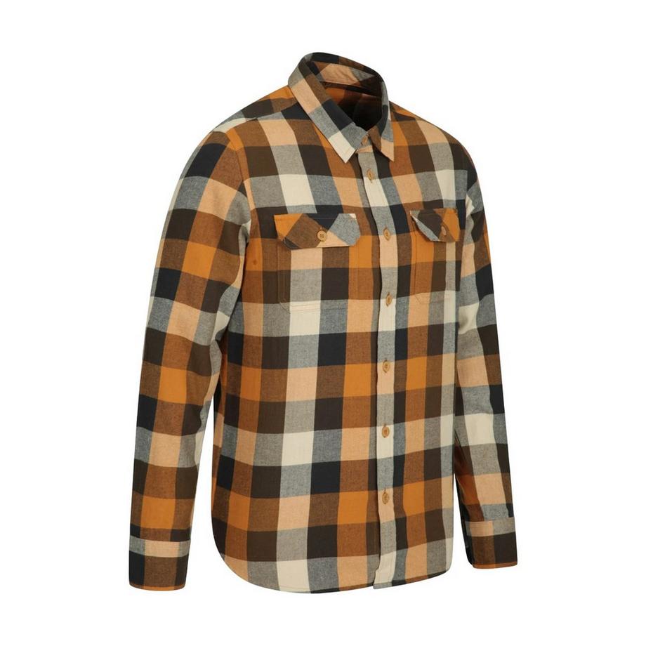 Mountain Warehouse Trace Camicia a Maniche Lunghe a Quadri  
