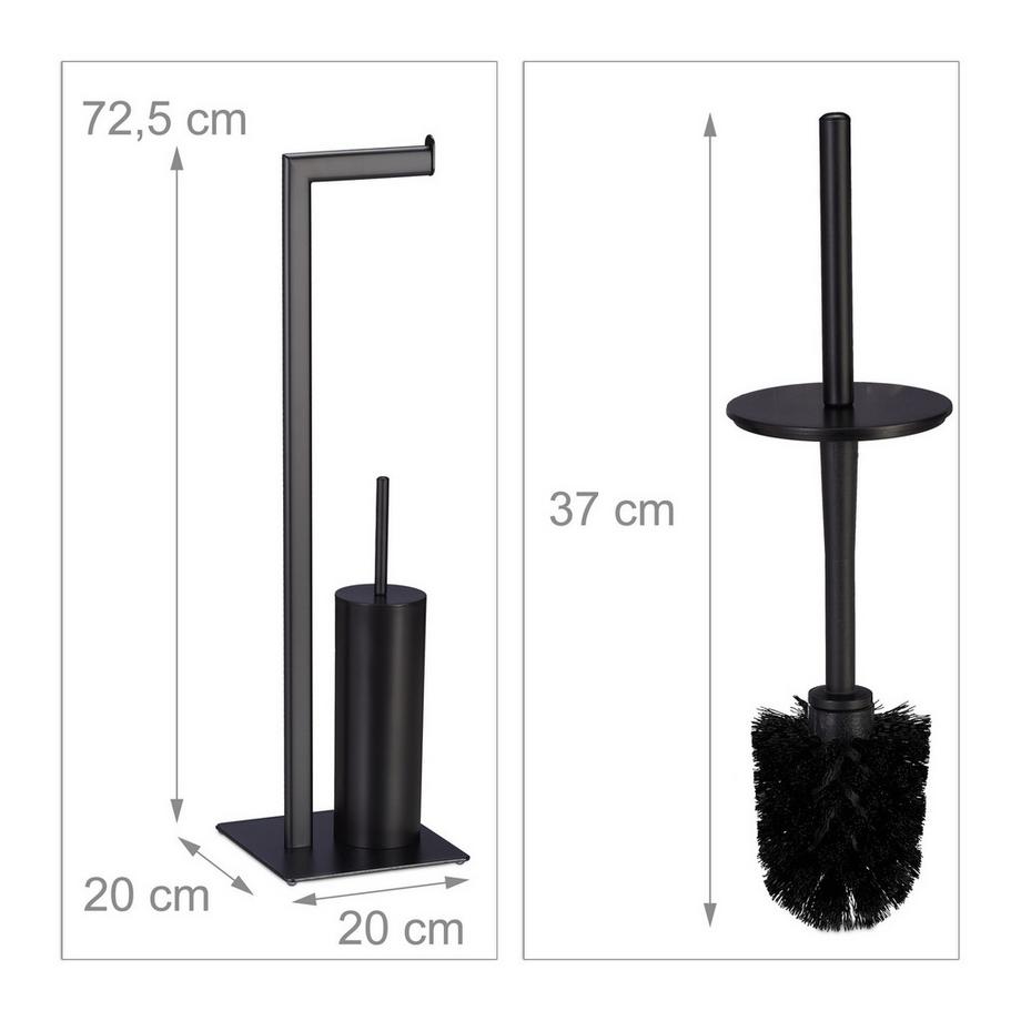 B2X Sedile del water in nero opaco  