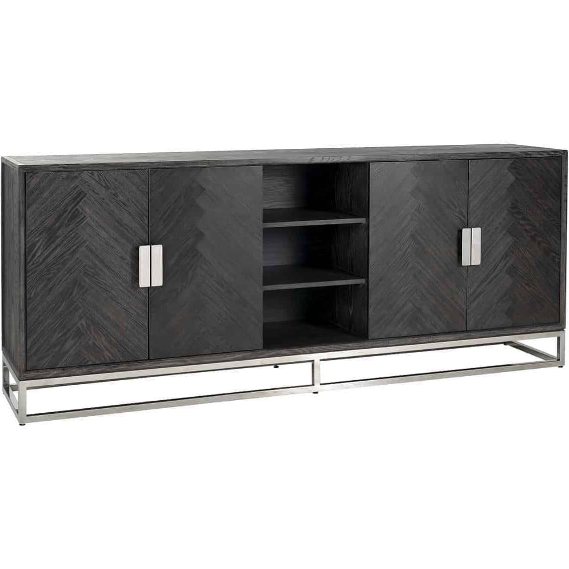 mutoni Buffet Blackbone noir argent 225  