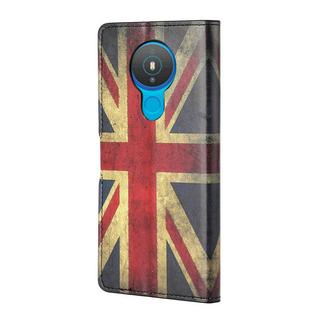 Cover-Discount  custodia Nokia 1.4 - Farfalla in pelle nera 