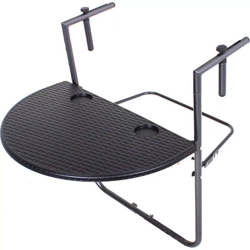mutoni pleasure - Table de balcon Ventana, One Size, Noir