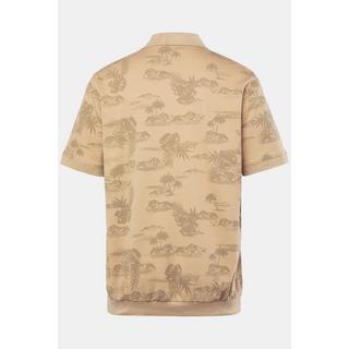 JP1880 Polo Piqué Mezza Manica Stampa All-over  