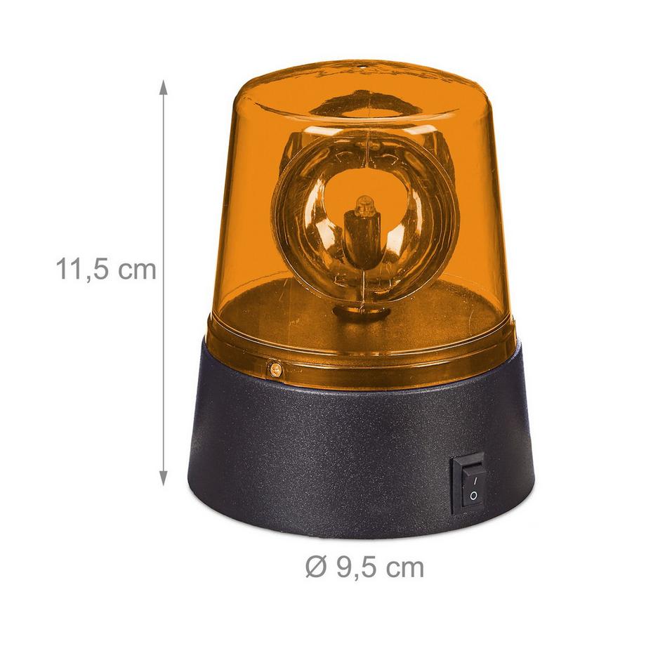 Northix Lumières de fête à LED rotatives orange  