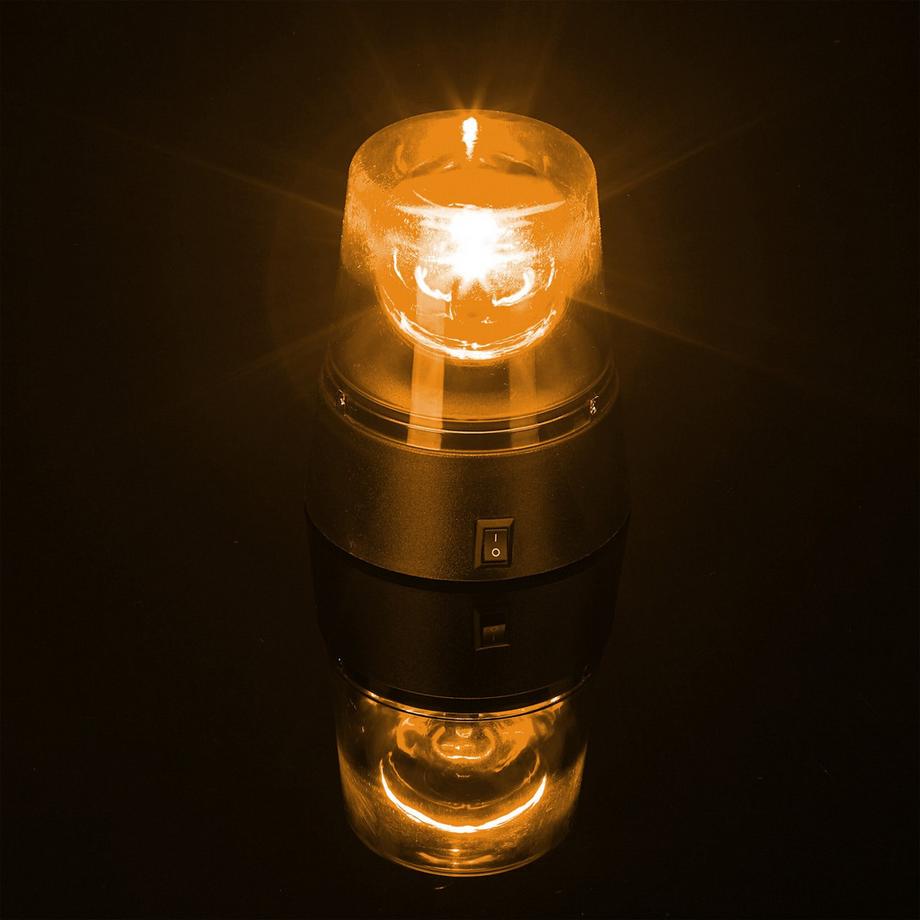 Northix Lumières de fête à LED rotatives orange  