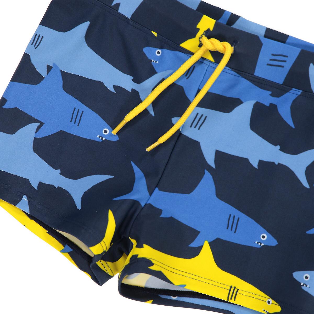 La Redoute Collections  Slip de bain imprimé requins 3-12 ans 