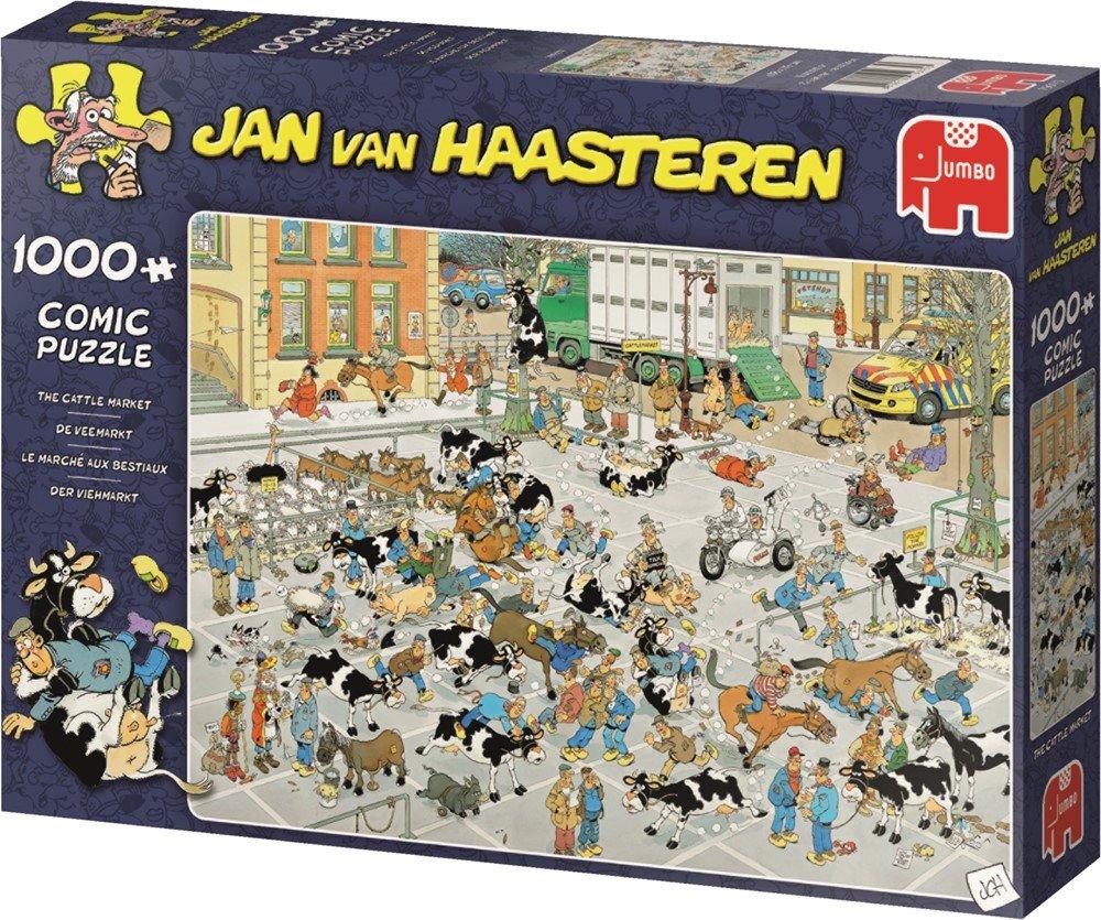 JUMBO  Jan van Haasteren The Cattle Market 1000 pcs Puzzlespiel 1000 Stück(e) 
