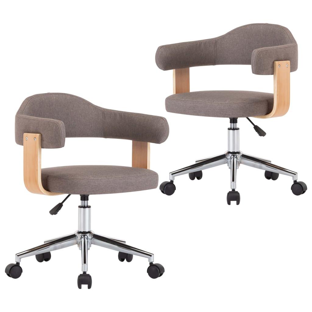 VidaXL Chaise de salle à manger tissu  