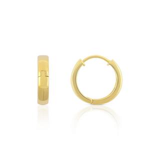 MUAU Schmuck  Creolen Gelbgold 750 U-Profil Scharnier 16.7mm 